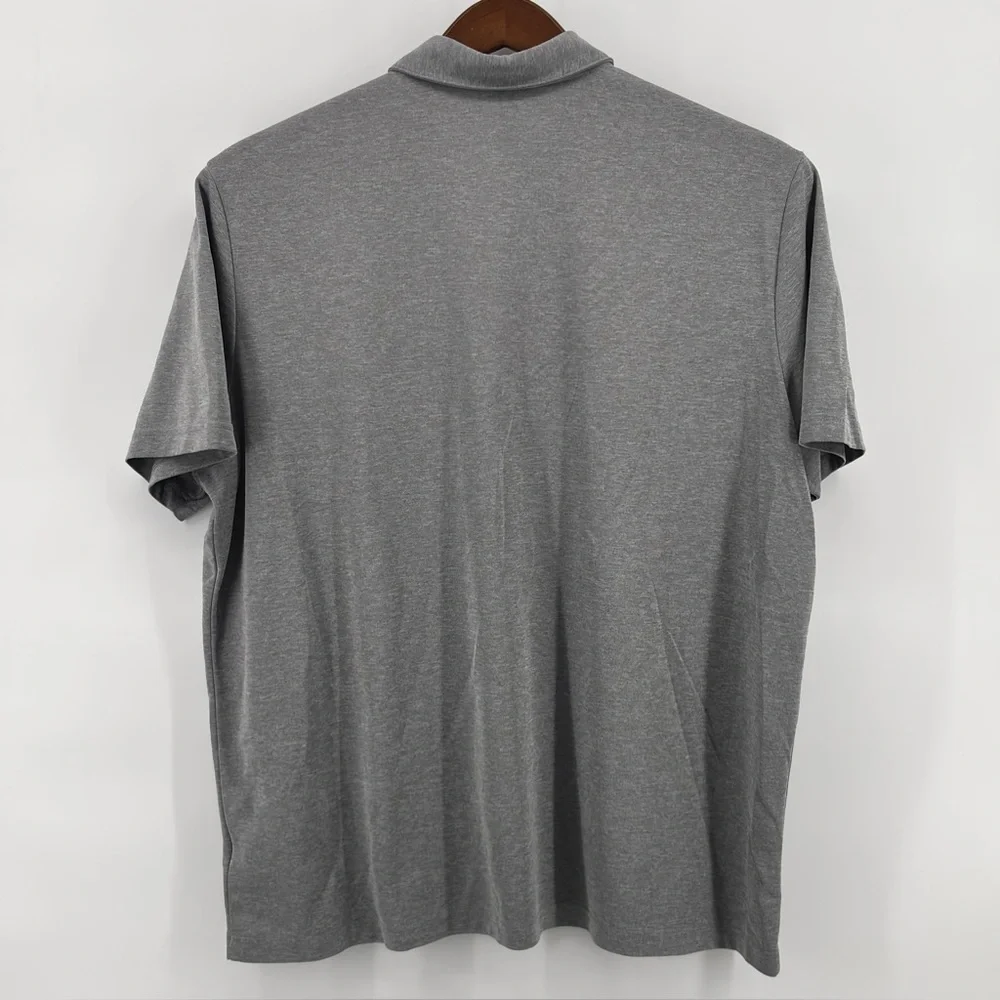 Adidas Mens Gray Performance Short Sleeve Polo‎ Size XXL